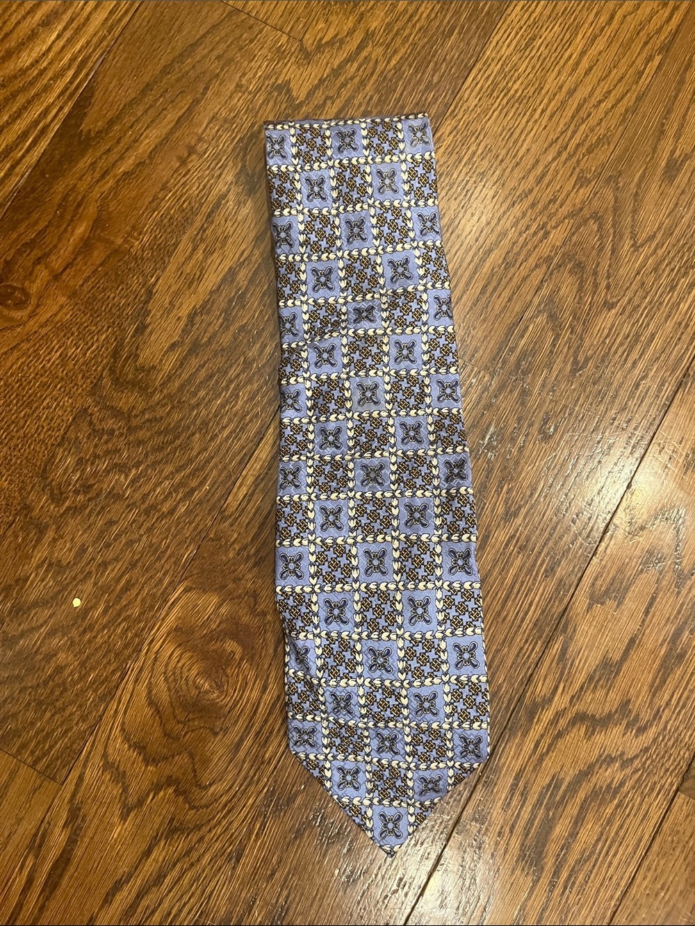 MCM silk vtg tie Classic Lavender Patterned Men’s Tie